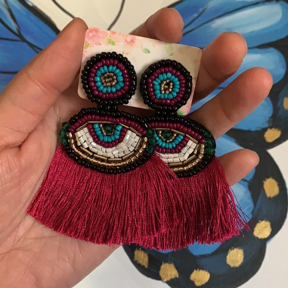 Tassel Earrings - Picture 3 of 3